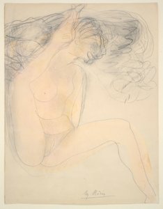 Nude - Heel on Ear by Auguste Rodin