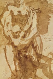 Two Figures (Preparatory Study for 