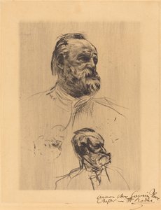 Victor Hugo, Three-Quarters View, 1884 by Auguste Rodin