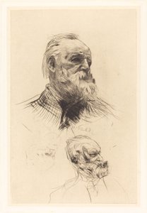 Victor Hugo, De Trois Quarts, 1884 by Auguste Rodin
