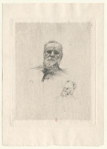 Victor Hugo, Front View by Auguste Rodin