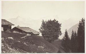 Savoie 47, Le Buet and the Rocks of Fis by Auguste Rosalie Bisson