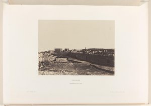 View of Jerusalem from Zion by Auguste Salzmann
