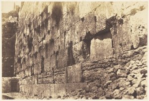 Jerusalem, Temple Enclosure, West Side, Heit-el-Morharby by Auguste Salzmann