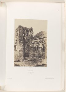 Tower of the Church of the Holy Sepulchre in Jerusalem by Auguste Salzmann