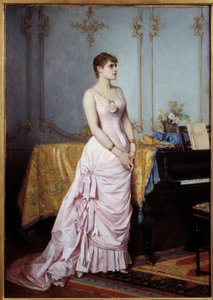 Portrait of Singer Rose Caron (1857-1930) by Auguste Toulmouche