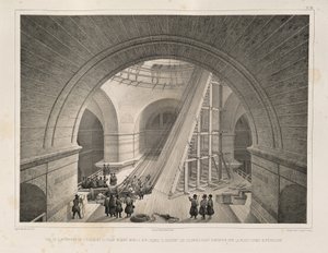 Inside view of the Cathedral and a ramp from: The Construction of the Saint Isaac