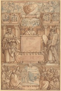 Title Page for a Bible by Augustin Braun