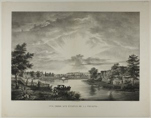 View Taken from the Pools of the Presnia by Augustin François Lemaitre