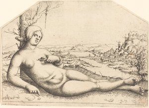 Death of Cleopatra by Augustin Hirschvogel