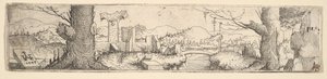 Landscape by Augustin Hirschvogel