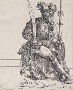 Maximilian I, from Herberstain, Rerum Moscoviticarum Commentarii by Augustin Hirschvogel