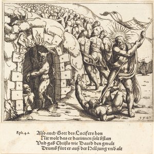 The Harrowing of Hell, 1547 by Augustin Hirschvogel