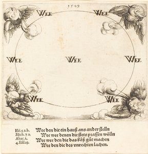 Woe is Pronounced on the Scribes and Pharisees by Augustin Hirschvogel