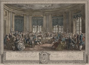 Concert by Augustin de Saint Aubin