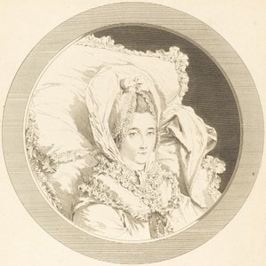 Last Hour of the Baroness of Rebecque by Augustin de Saint Aubin