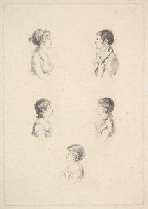 The Renouard Family by Augustin de Saint Aubin