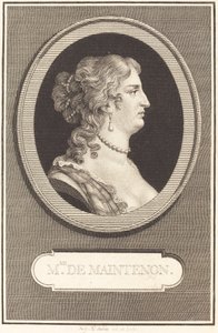 Madame de Maintenon by Augustin de Saint Aubin