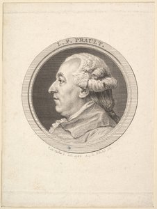 Portrait of L. F. Prault by Augustin de Saint Aubin