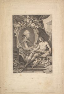 Portrait of Louis-Philippe, Duke of Orléans, 1778 by Augustin de Saint Aubin