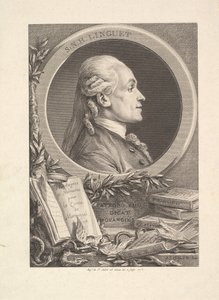 Portrait of Simon-Nicolas-Henri Linguet