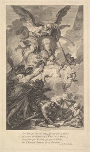 Portrait of Simon-Nicolas-Henri Linguet by Augustin de Saint Aubin