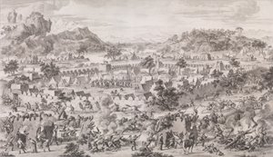 The Battle of Tonguzluq, 1773 by Augustin de Saint Aubin
