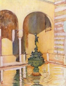 Fountain in the Garden of the Alcazar, Seville