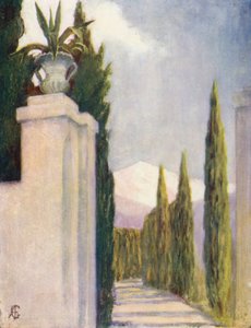 Gateway in the Generalife Gardens, Granada