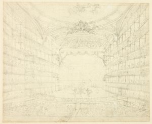 Study for Opera House, from Microcosm of London