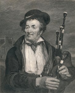 The Bag Piper, from a Picture by David Wilkie, R.A. by Augustus Fox