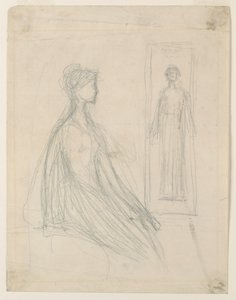 Studies for the Violet Sargent Bronze Plaque in the Art Institute of Chicago