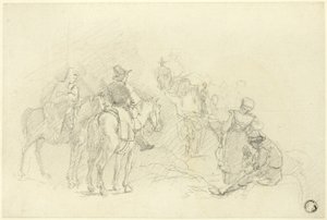 Resting Travelers by Augustus Wall Callcott