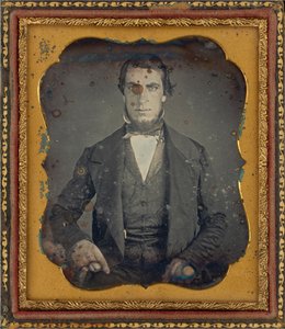 Portrait of a Man, c. 1845 by Augustus Washington