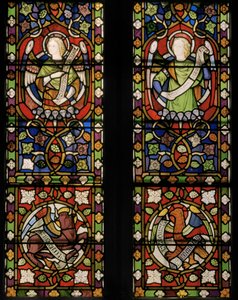 Christ Surrounded by Angels (detail) by Augustus Welby Northmore Pugin