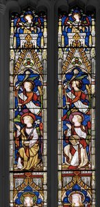Coronation of the Virgin (detail) by Augustus Welby Northmore Pugin