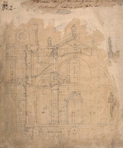 Section through the Nave of Aisles of St. Paul