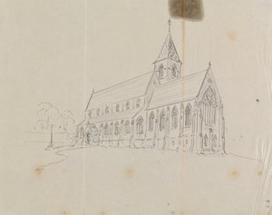 Sketch of a Gothic Church