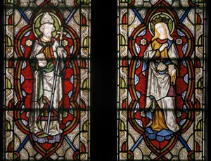 St. John of Beverley & St. Elizabeth of Hungary (detail)