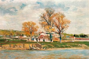 The banks of the Manzanares River