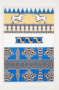 Painted ornaments from Nimroud [Calah]