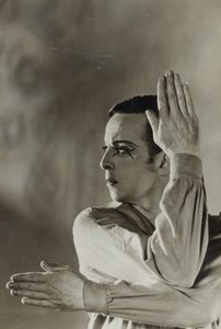 Postcard of Robert Helpmann in The Wanderer 1941