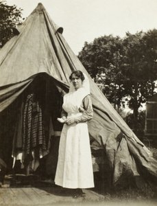 Sister Ada Smith of the 2nd Australian Casualty Clearing Station near Steenwerck, Trois Arbres, France, 1916