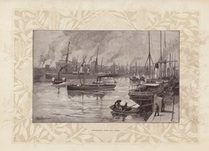 Melbourne from the Yarra by Australian School