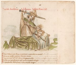 Judith Killing Holofernes by Austrian 15th Century