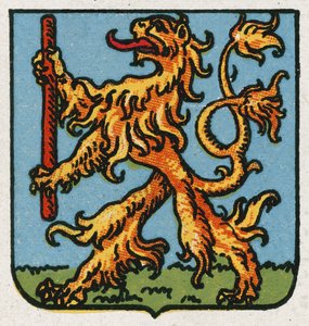 Coat of arms of Hatvan, Hungary by Austrian School