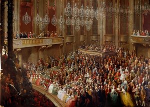 Concert in Vienna in the Presence of the Imperial Family by Austrian School