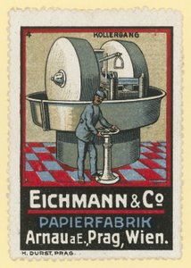 Eichmann & Co paper manufacturers, Arnau am Elbe, Prague, Vienna