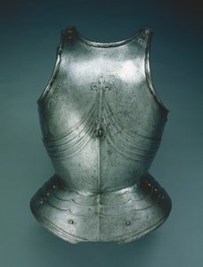 Gothic breastplate, Innsbruck, late 15th century by Austrian School
