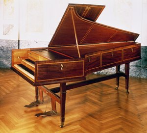 Harpsichord belonging to Franz Joseph Haydn by Austrian School